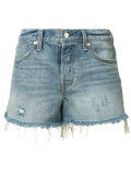 distressed denim shorts 