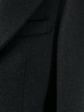 peaked lapel long coat