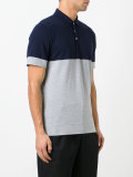 contrast polo shirt 
