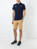 chest print polo shirt