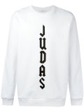 Judas slogan sweatshirt