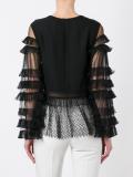 lace panel blouse 
