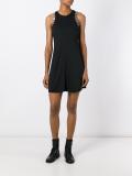 frayed insert dress