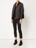loose-fit sleeves hooded jacket