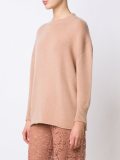 ribbed crew neck jumper