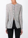 back button fine knit jumper