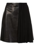 pleated detailing skirt