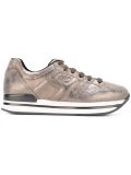 panelled sneakers