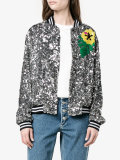 dream sequin embellished bomber jacket 
