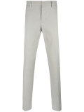 tailored stripe slim trousers