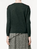 bow embellished knit