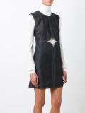 cut-off detailing denim dress