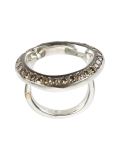cognac diamonds ring