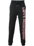 logo print track pants 