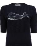 cable knit T-shirt
