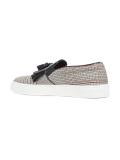 fringed slip-on sneakers