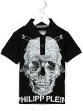 'Cyber Skull' polo shirt