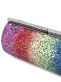 'Trinket' rainbow clutch