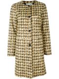 houndstooth print coat