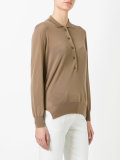 longsleeved polo shirt