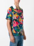 tropical print shirt
