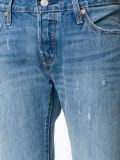 distressed cropped jeans