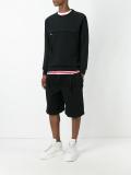 zipped pocket track shorts