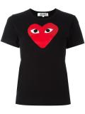 heart print T-shirt