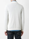 perforated detail cardigan 