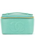 embossed logo vanity case