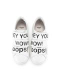 printed low-top sneakers