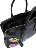 classic small Museum multi-patch flat briefcase