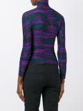 melange fine knit top