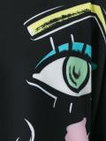 abstract face dress