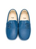 FF logo plaque loafers