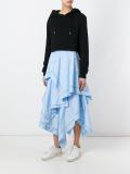 paneled layer maxi skirt