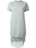 layered sweatshirt dress