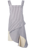 asymmetric striped dress