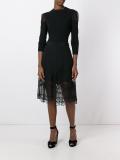 lace overlay a-line skirt