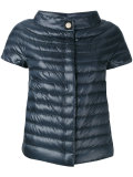 short-sleeved puffer jacket