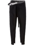 loose waist tapered trousers