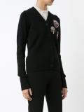 multi-patch cardigan