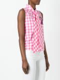 pussy bow sleeveless top