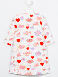 lip print coat