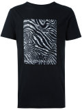 zebra print T-shirt