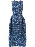 bubble floral brocade dress