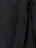 pleated tie neckline shirt