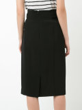 high waist pencil skirt