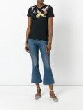 bird print T-shirt 