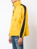 zipped collar jacket